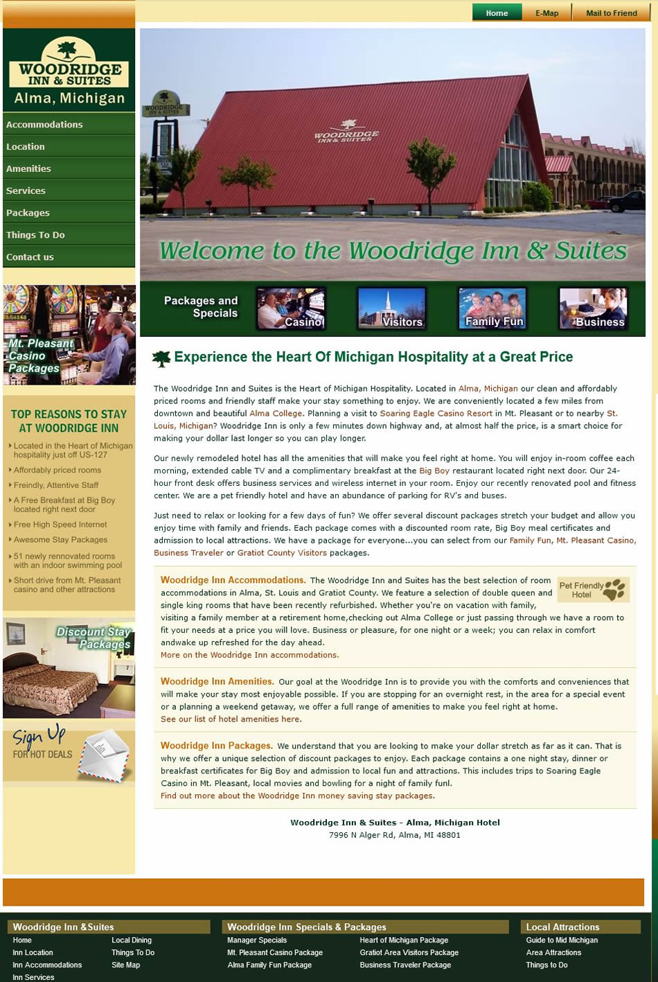Woodbridge Inn & Suites (TraveLodge) - Old Web Site Screen Cap (newer photo)